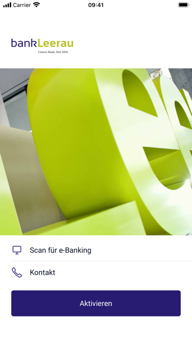 Mobile Banking Bank Leerau Screenshot