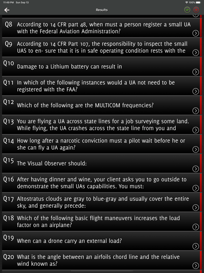 Drone Remote Pilot Exam FAA