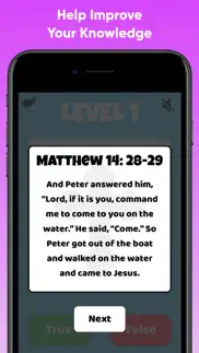 bible quiz - true or false? iphone screenshot 2