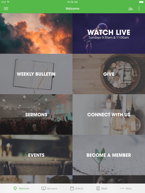 GraceLife Baptist Church iPad screenshot 1 - Lifestyle app