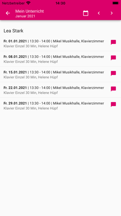 Musikschule GAP Screenshot