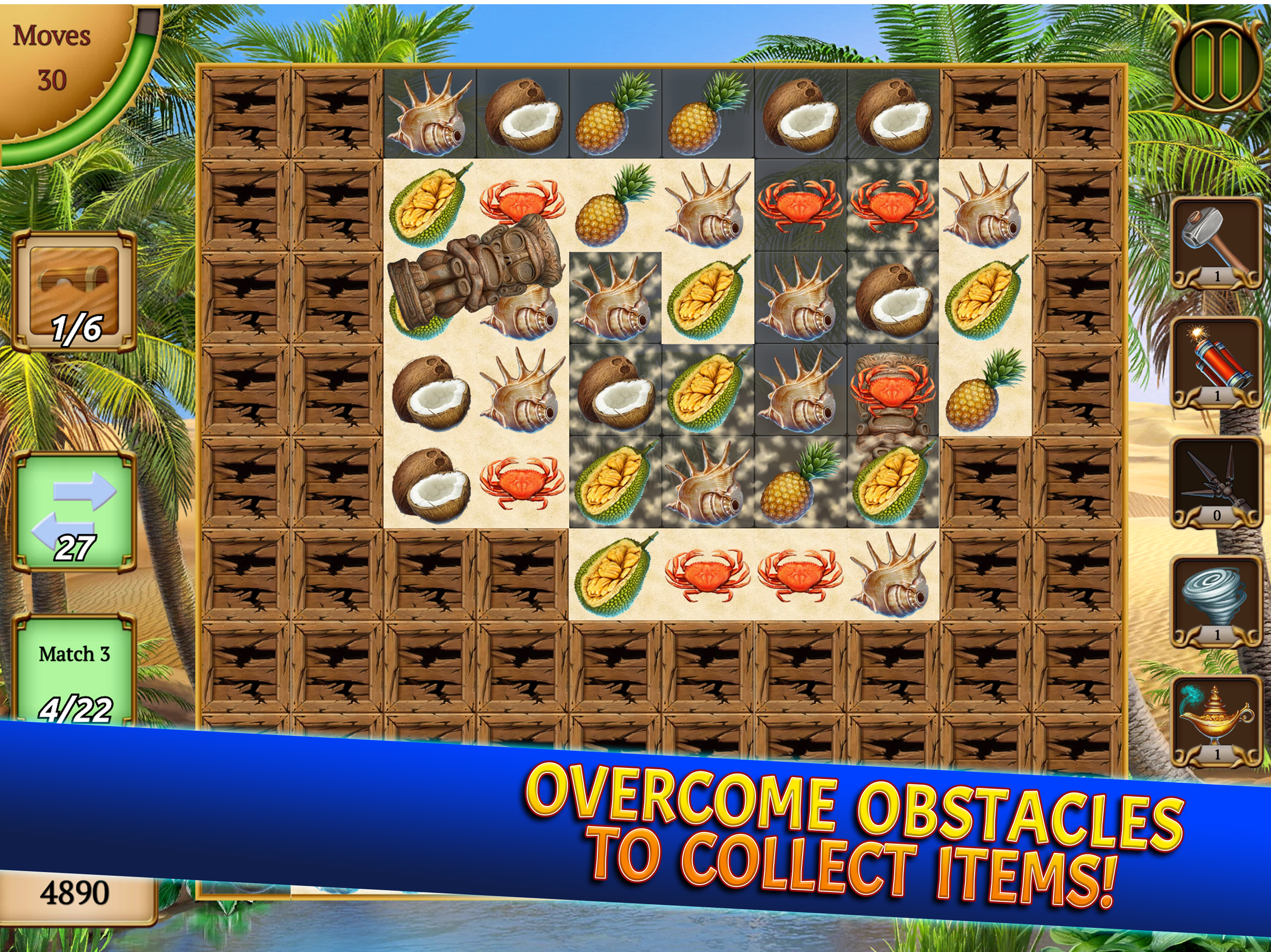 Treasure Match 3: Mystery Game