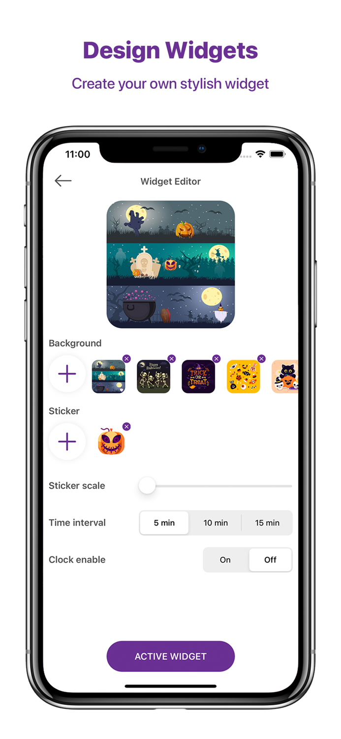 Halloween Widget
