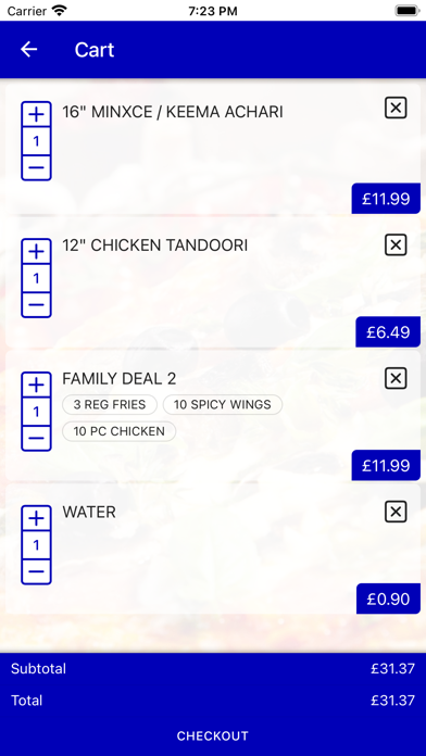 Rajas Pizza Bar Glasgow Screenshot