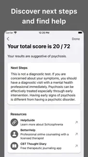 schizophrenia test (psychosis) iphone screenshot 3