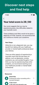 PTSD Test screenshot #3 for iPhone