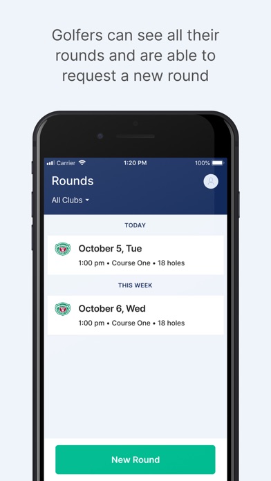 ClubUp - App for Golfers Screenshot
