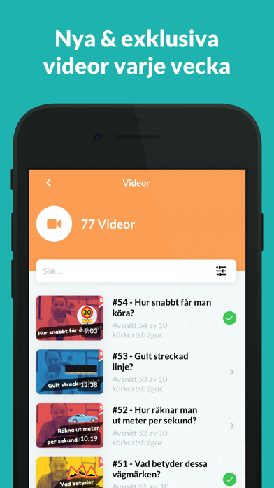Körkortsappen - Klara provet! Screenshot