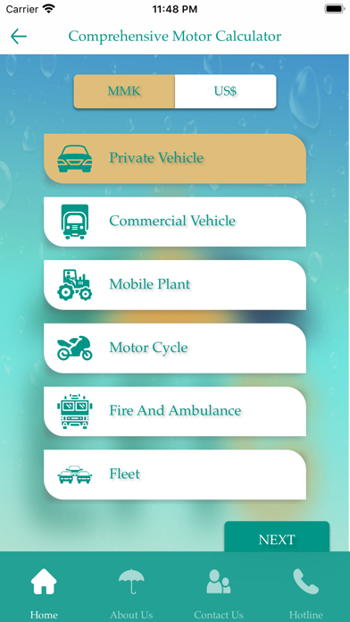 EFI General Insurance Screenshot