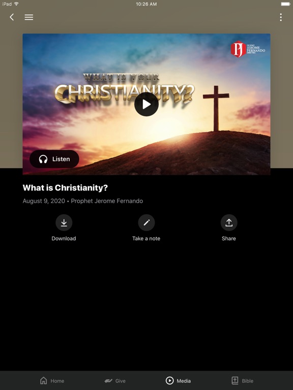 Glorious TV iPad screenshot 3 - Education app