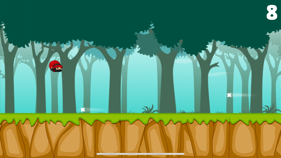 #4. Jump Ninja Hero ⁂ (iOS) 由: Mohammad Masri