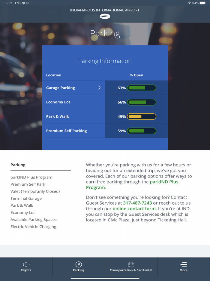 Indianapolis Intl. Airport