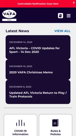 Game screenshot VAFA Portal apk