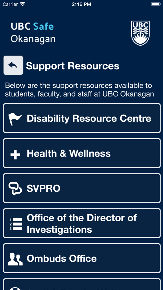#3. UBC Safe Okanagan (iOS) 由: The University of British Columbia - Okanagan