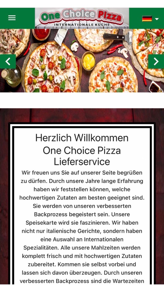 One Choice Pizza - 1.0 - (iOS)