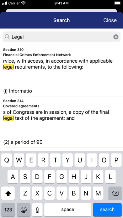 USC 31 - Money And Finance Screenshot