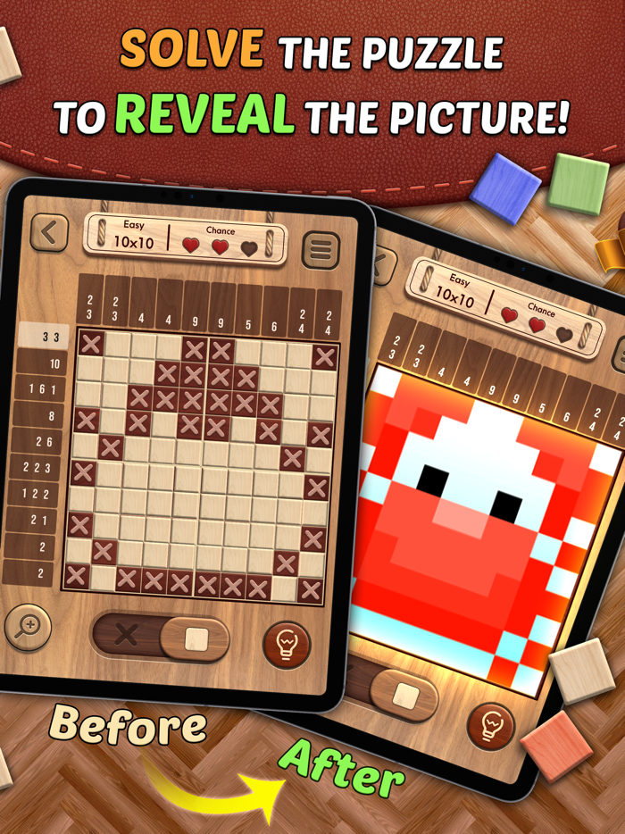 Nonogram  Wood Picture Cross