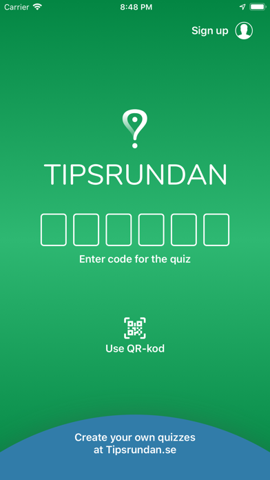 Tipsrundan - Swedish GPS Quiz Screenshot