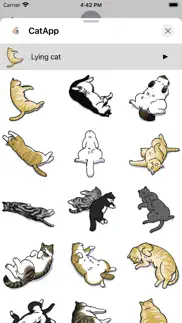 kitty stickers! iphone screenshot 1