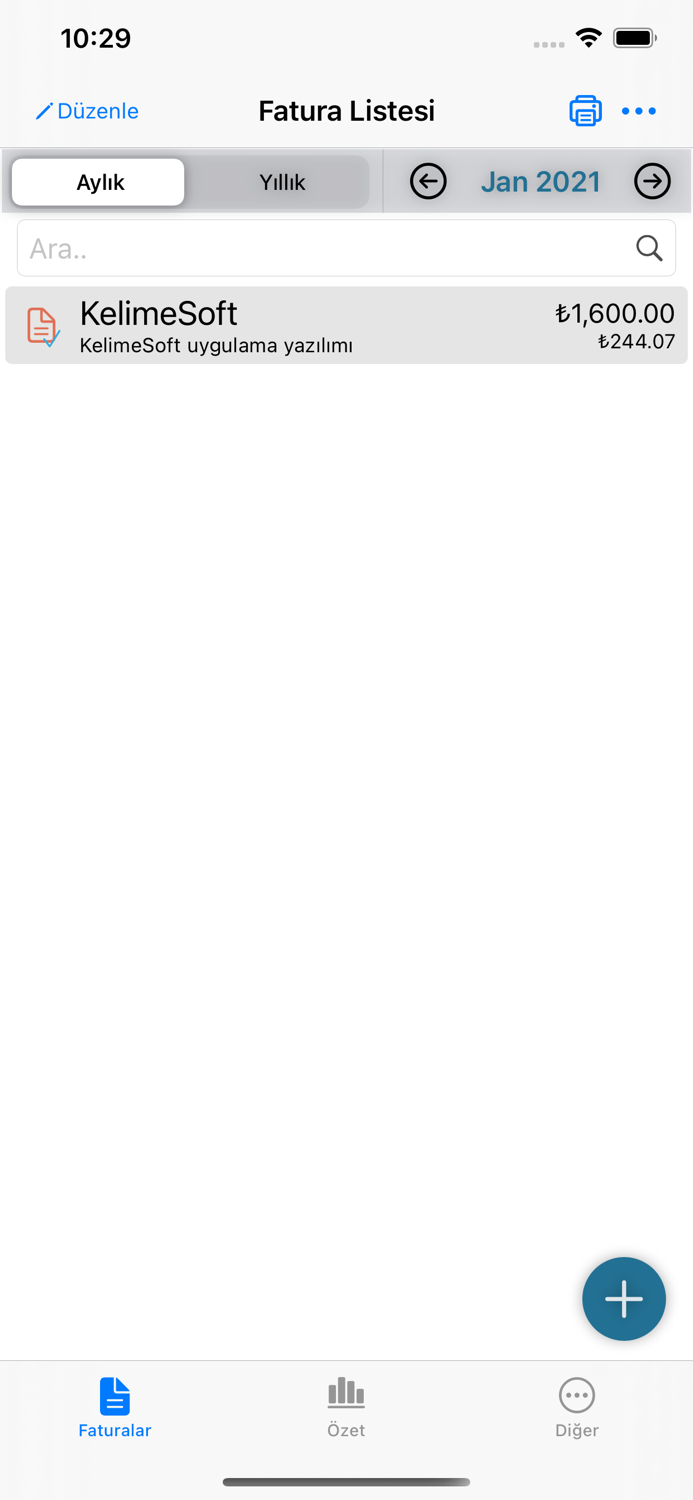 Fatura Takip - Cari Hesap