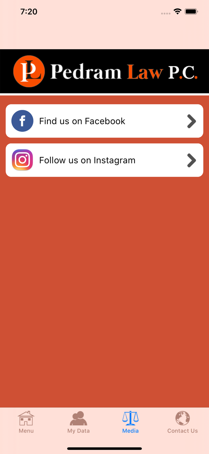 Pedram Law Injury Help App