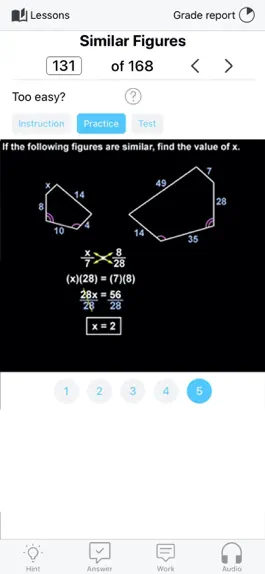 Game screenshot CBEST Math Test Prep hack