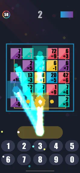 Game screenshot CALC~blocks apk