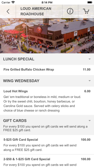 Loud American Roadhouse Screenshot 3 - AppWisp.com Loud American Roadhouse Screenshot 3 - AppWisp.com