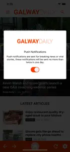 Galway Daily screenshot #3 for iPhone