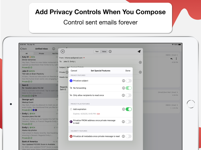 EPRIVO Mail - Encrypted Email