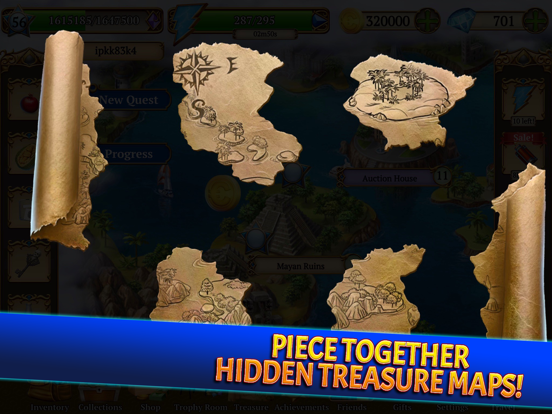 Treasure Match 3: Mystery Game iPad app afbeelding 4