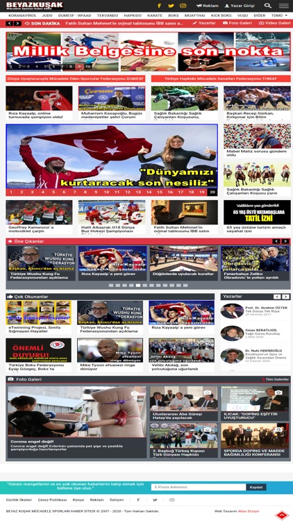 Beyaz Kuşak Haber Sitesi