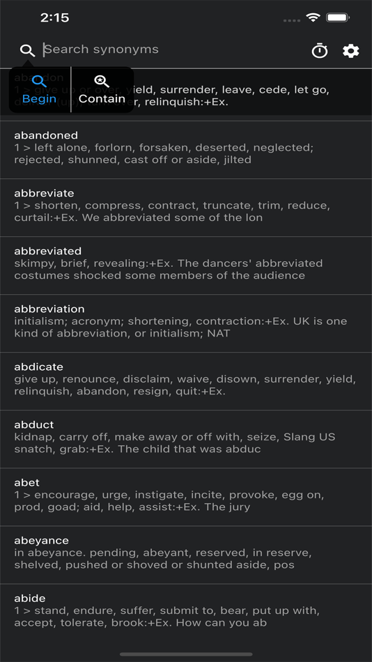 #2. A-Z Synonyms Dictionary (iOS) By: Ngov chiheang