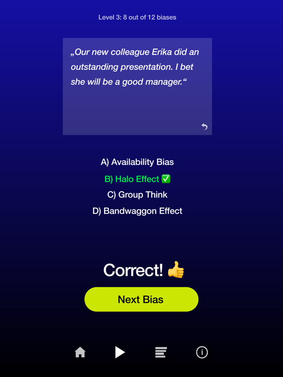 Screenshot #5 pour Bias Quiz