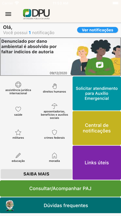 Screenshot #2 pour DPU Cidadão