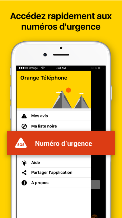 Orange Téléphone Orange Téléphone