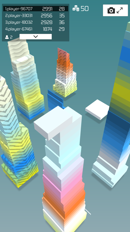 #1. towerz.io - Multiplayer Stack (iOS) 由: Murat Yucel