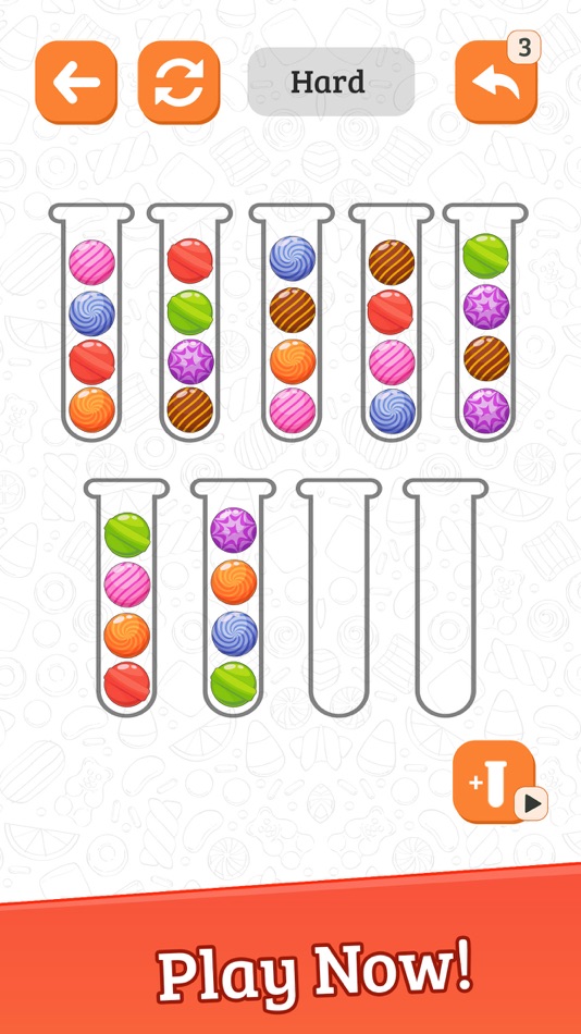 #3. Sort The Balls Challenge (iOS) Podle: Abhishek Akhani