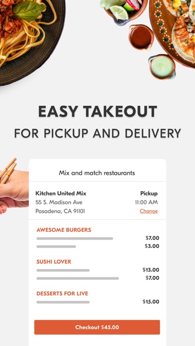 Kitchen United Mix Food Hall Screenshot