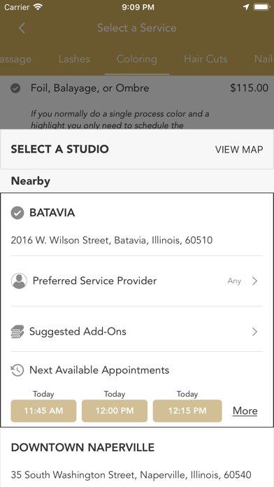 Zano Salons Screenshot