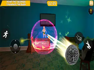Captura de Pantalla 2 Scary Baby Kid in Yellow 3D iphone