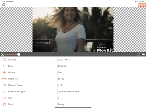 Screenshot #4 pour MovKit - Text On The Video