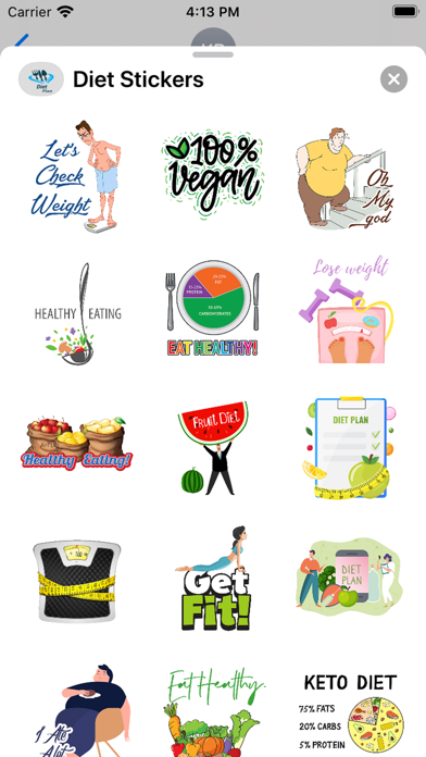 Diet Stickers 2021 Screenshot