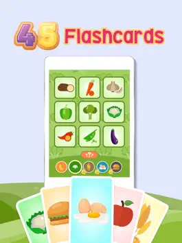 Game screenshot Food Flashcards - Todly apk