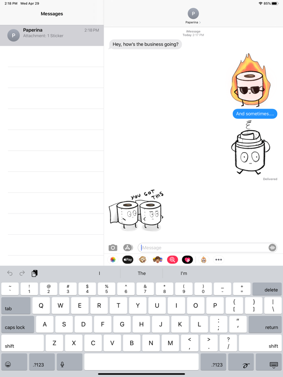 Screenshot #4 pour Cute Paper Stickers