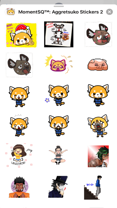 MomentSQ™ Aggretsuko Stickers2 Screenshot
