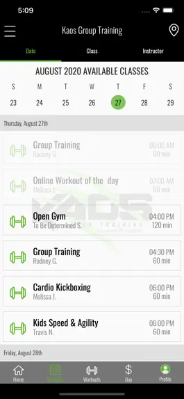 Game screenshot Kaos Group Training apk