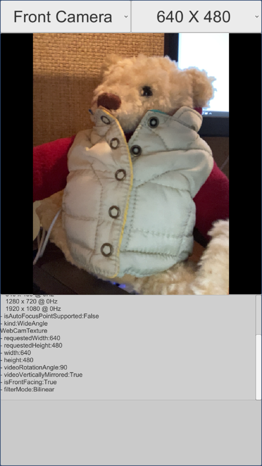 #2. Camera Info (iOS) 来自: Hirokazu Komatsu