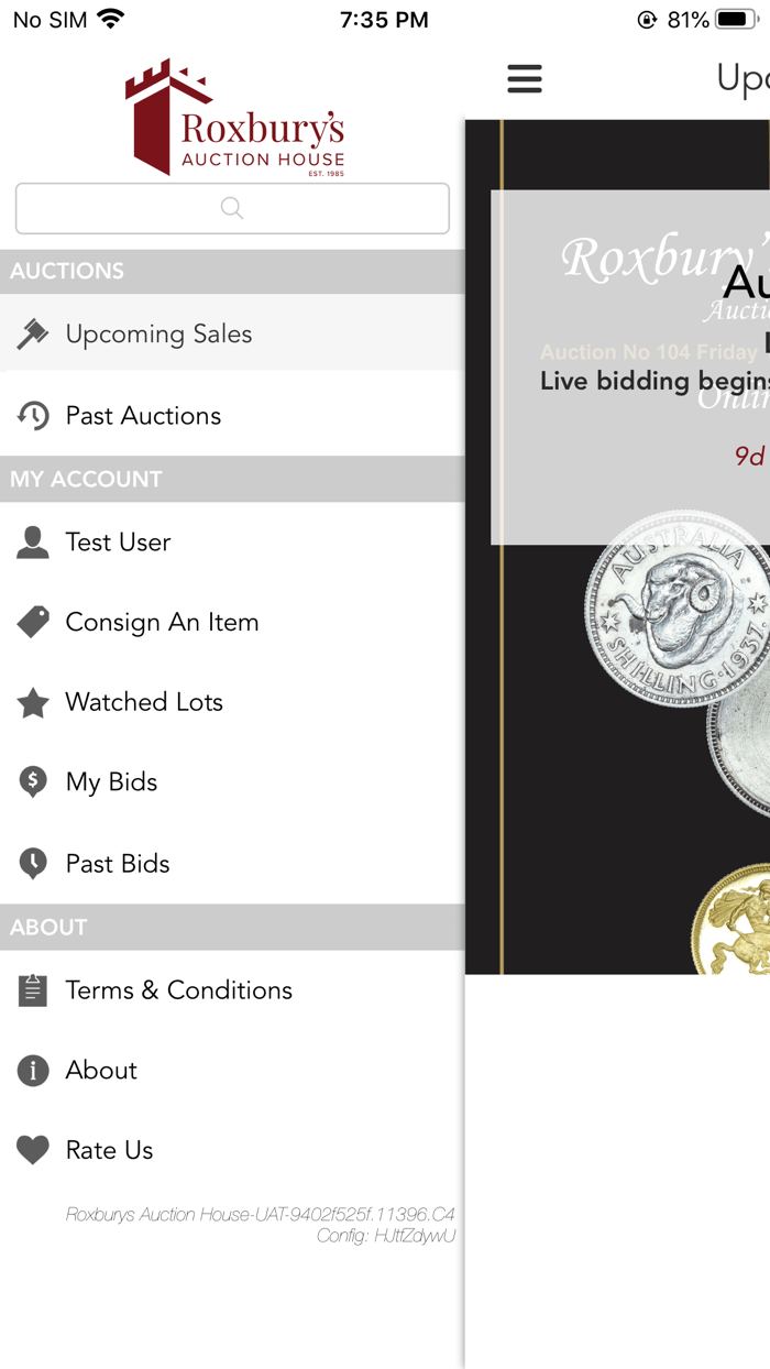 Roxburys Auction House