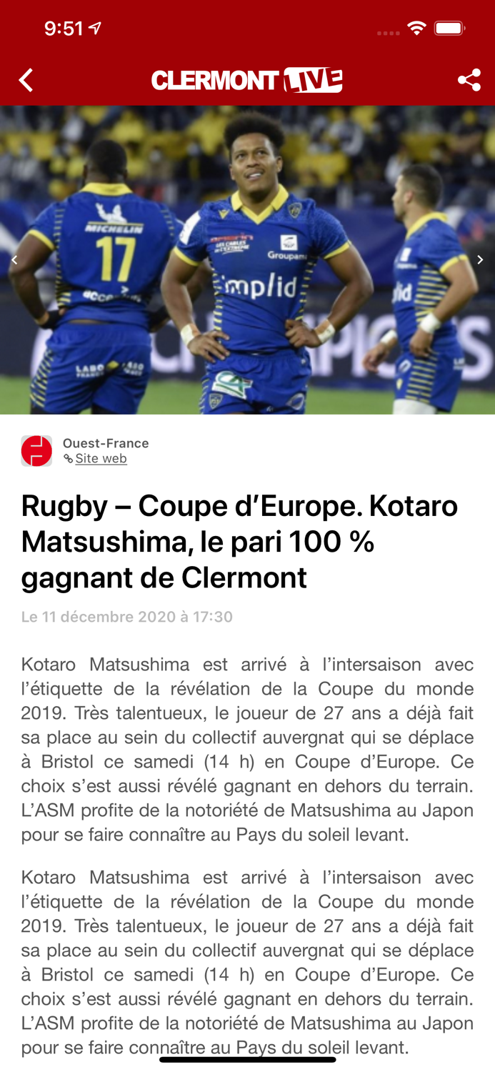 Clermont-Ferrand Live